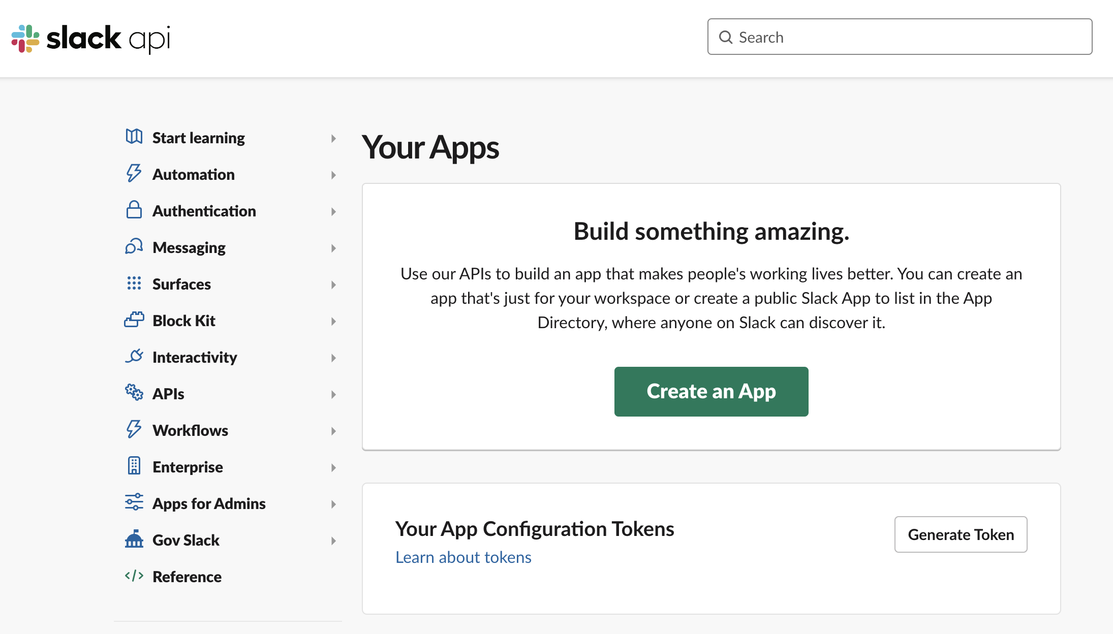 Creating Slack Bot